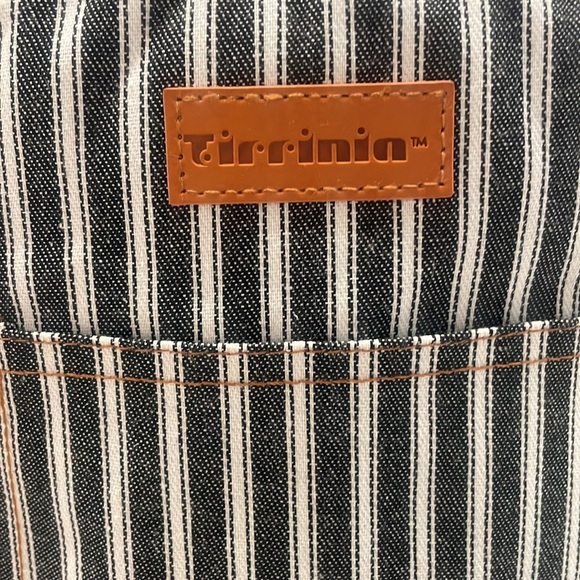 Blue and white striped denim refrigerated wine bag by TIRRINIA - Picture 2 of 7